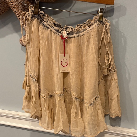 RAGA Dresses & Skirts - RAGA Beige/Tan Mini Skirt